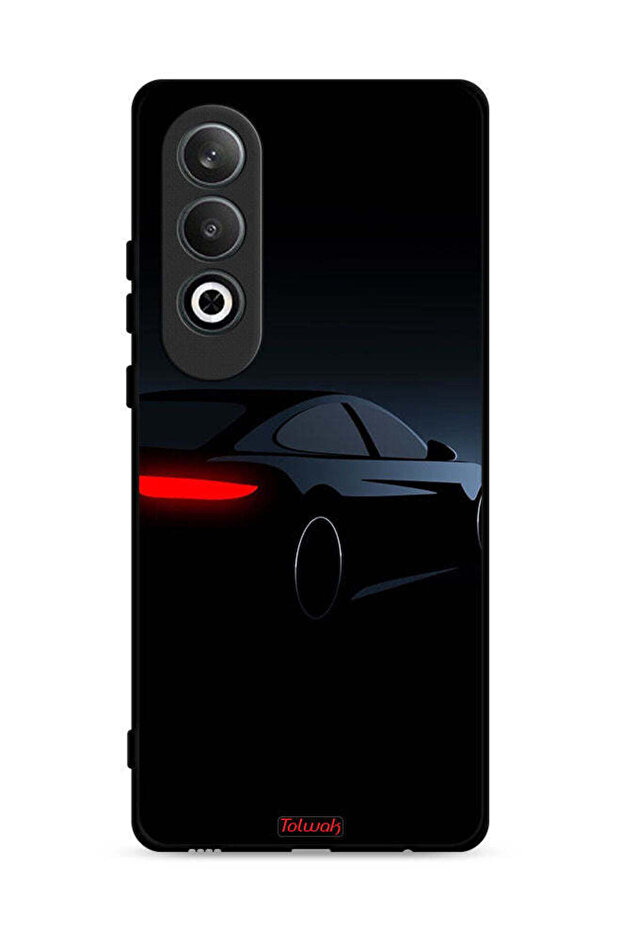 غطاء حماية لهاتف OnePlus Nord CE4 5G - لون السيارة الداكنة