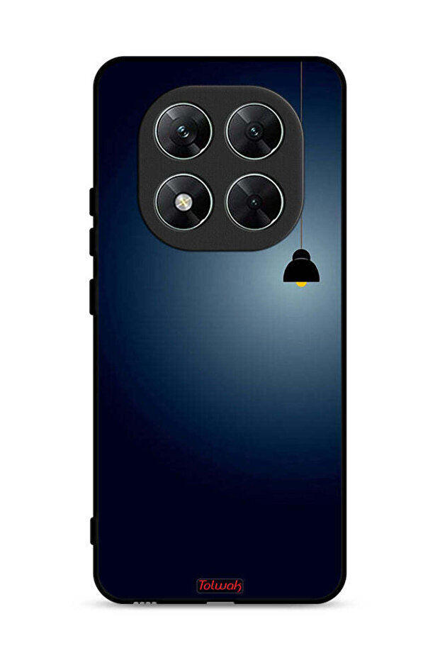 غطاء حماية لهاتف Xiaomi Poco X7 5G بتصميم فني معلق بإضاءة