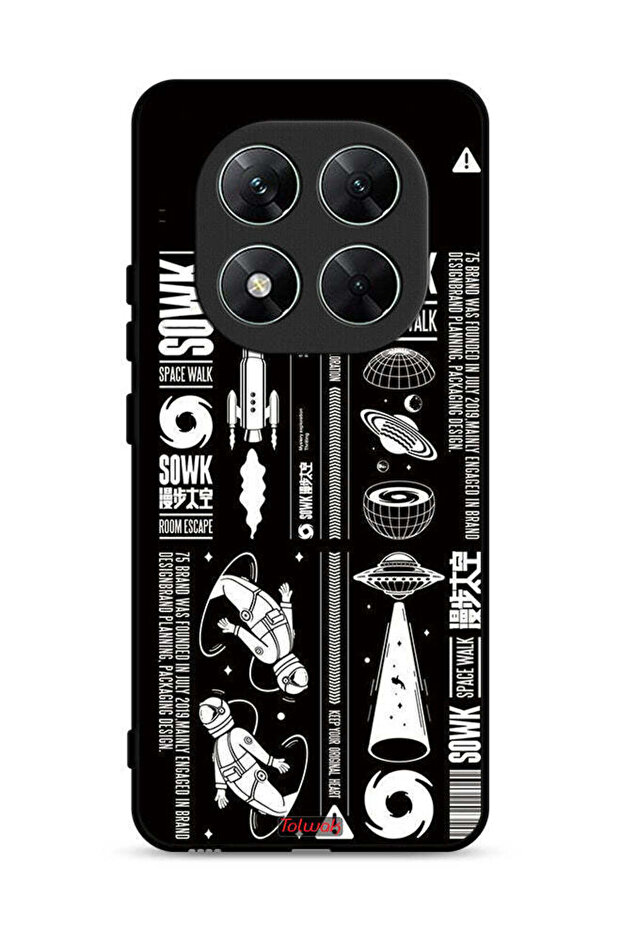 غطاء حماية لهاتف Xiaomi Poco X7 5G ملصق Sowk Space Walk