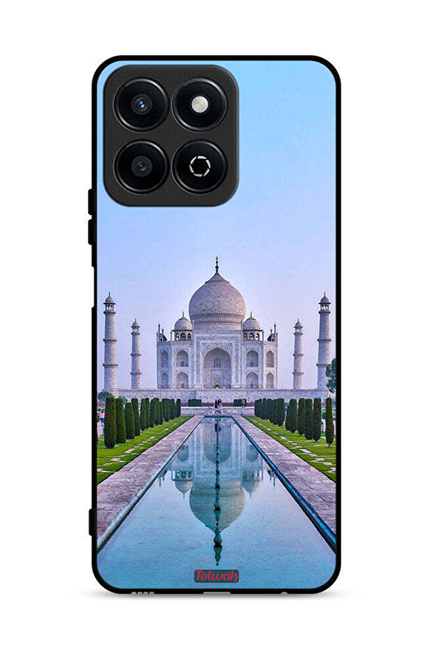 غطاء حماية لهاتف Honor Play 60 Plus 5G بتصميم تاج محل