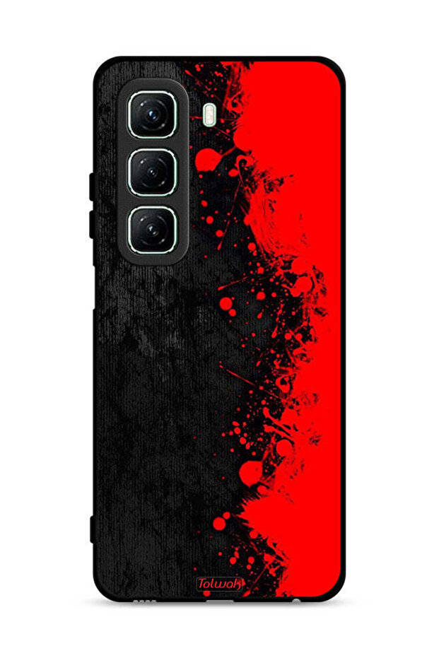 غطاء حماية لهاتف Infinix Hot 50 5G بنمط تجريدي