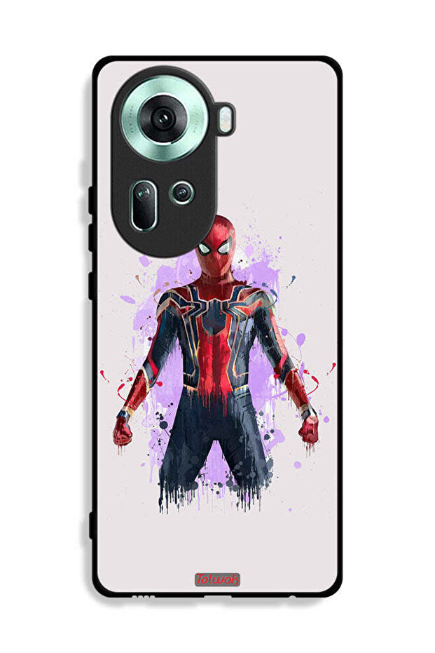 غطاء حماية Oppo Reno11 5G بتصميم العنكبوت الحديدي