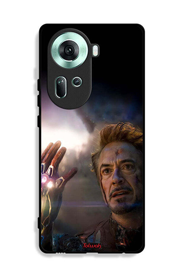 غطاء حماية لهاتف Oppo Reno11 5G أنا الرجل الحديدي