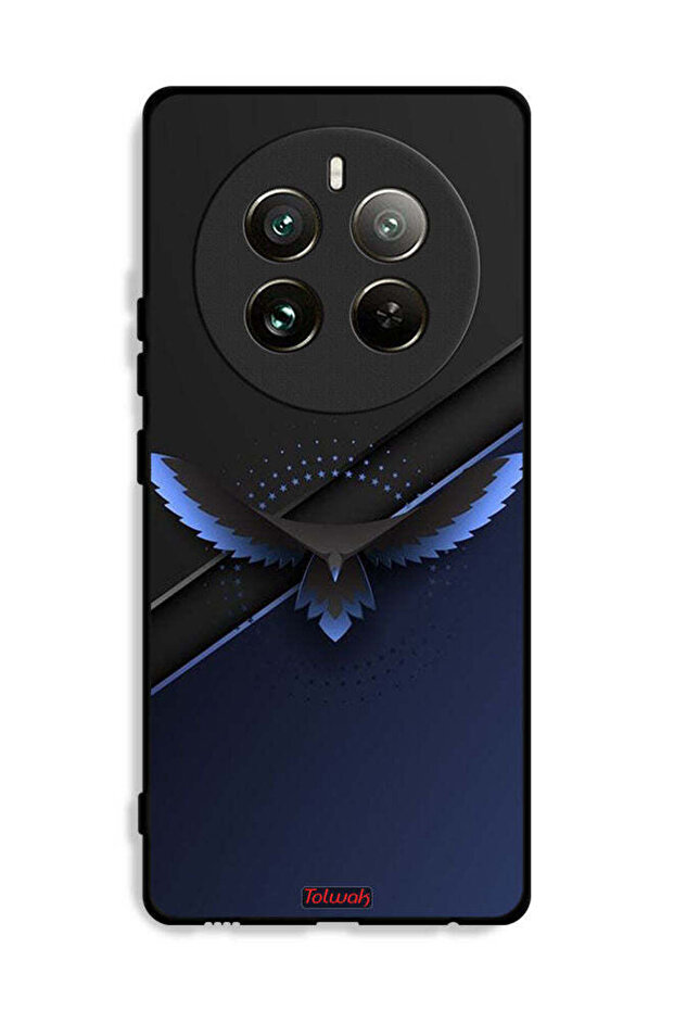 غطاء حماية لهاتف Realme 12 Pro Plus 5G بتصميم نسر فني تجريدي رقمي