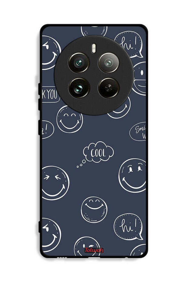 غطاء حماية لهاتف Realme 12 Pro Plus 5G برسومات Cool Faces
