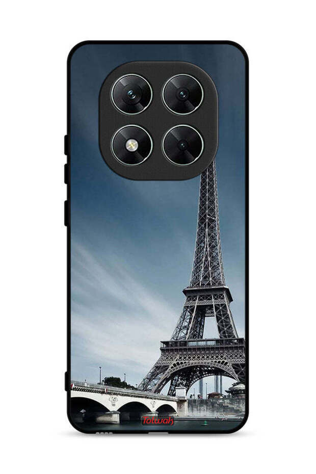 غطاء حماية لهاتف شاومي ريدمي نوت 14 برو 5G بتصميم برج إيفل