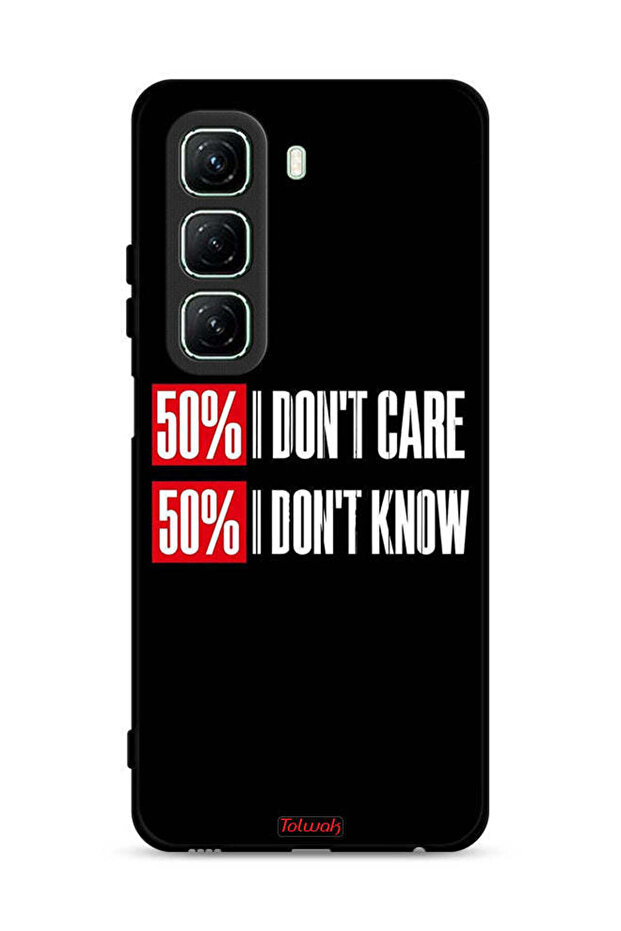 غطاء حماية لهاتف Infinix Hot 50 5G لا يهمني