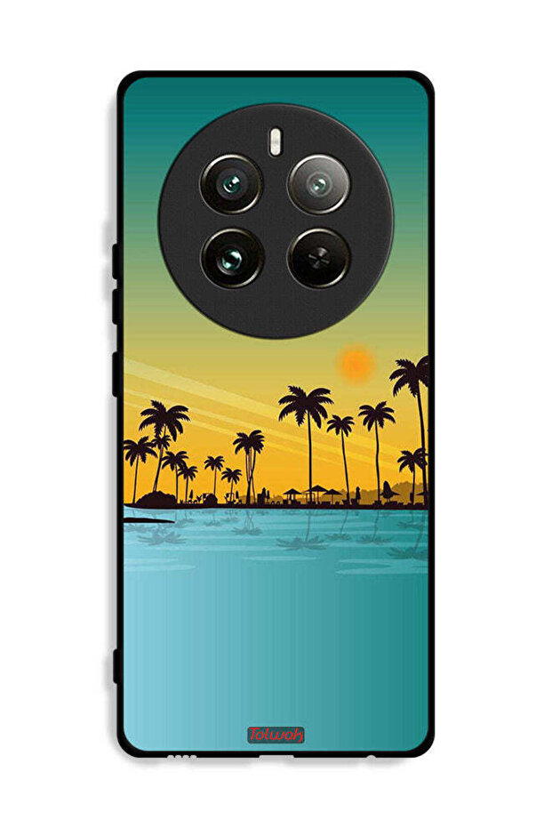 غطاء حماية لهاتف Realme 12 Pro Plus 5G بطبعة فن تجريدي