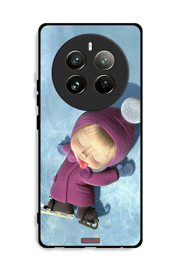 غطاء حماية لطيف على شكل دمية لهاتف Realme 12 Pro Plus 5G