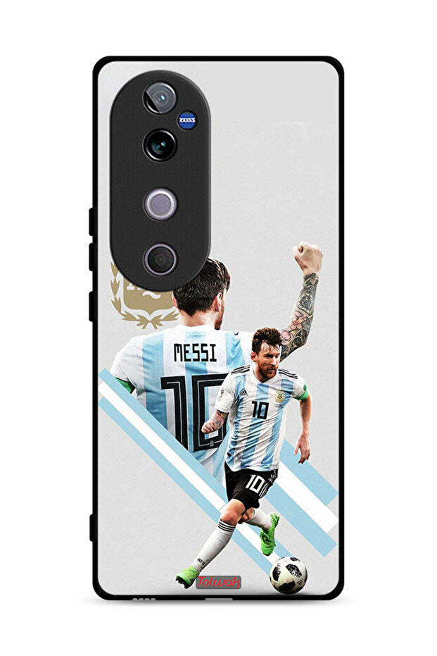 غطاء حماية لهاتف Vivo V40 5G برسومات ليو ميسي
