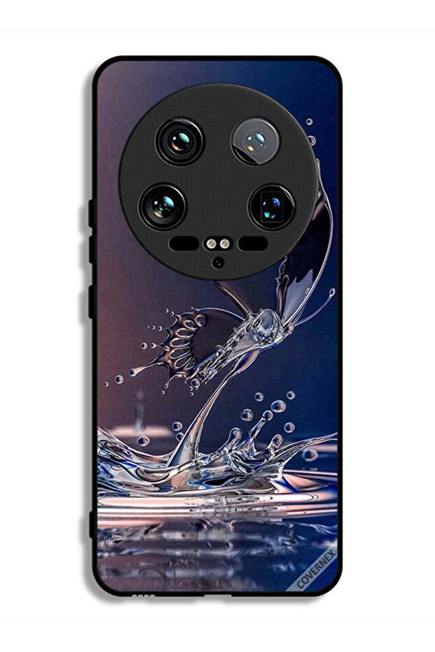 Xiaomi 14 Ultra Protective Case Cover Water Drops Butterfly