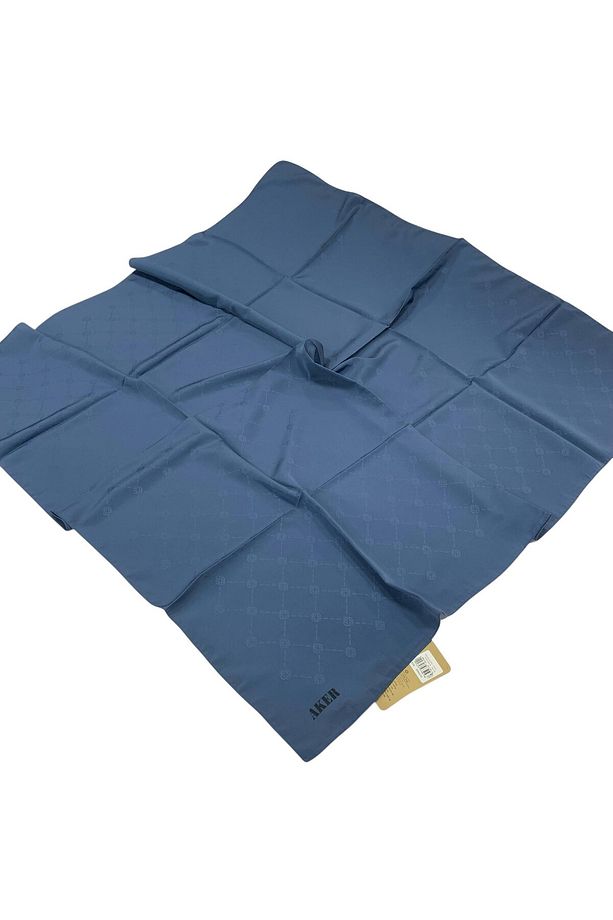 Monogram Eşarp - Koyu Mavi 923 - 1