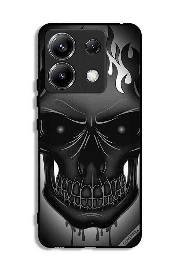 غطاء حماية Xiaomi Poco X6 5G بتصميم جمجمة