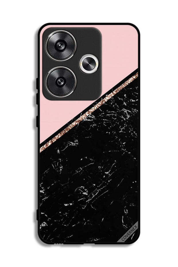 غطاء حماية لهاتف Xiaomi Poco F6 5G بنمط رخامي