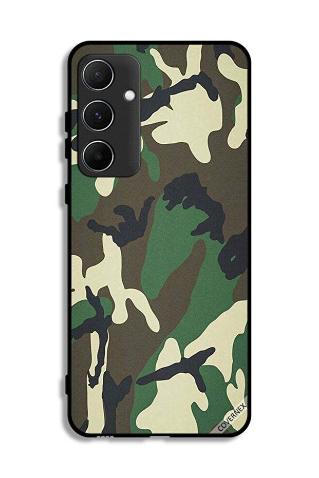 Samsung Galaxy A55 5G Protective Case Cover Camouflage Pattern