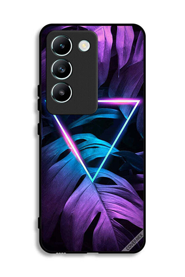 غطاء حماية بتصميم مثلث إضاءة لهاتف Vivo V30 Lite 4G
