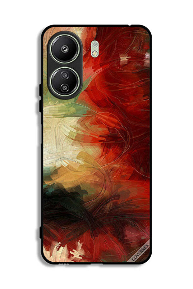 غطاء حماية لهاتف Xiaomi Redmi 13C برسومات فنية