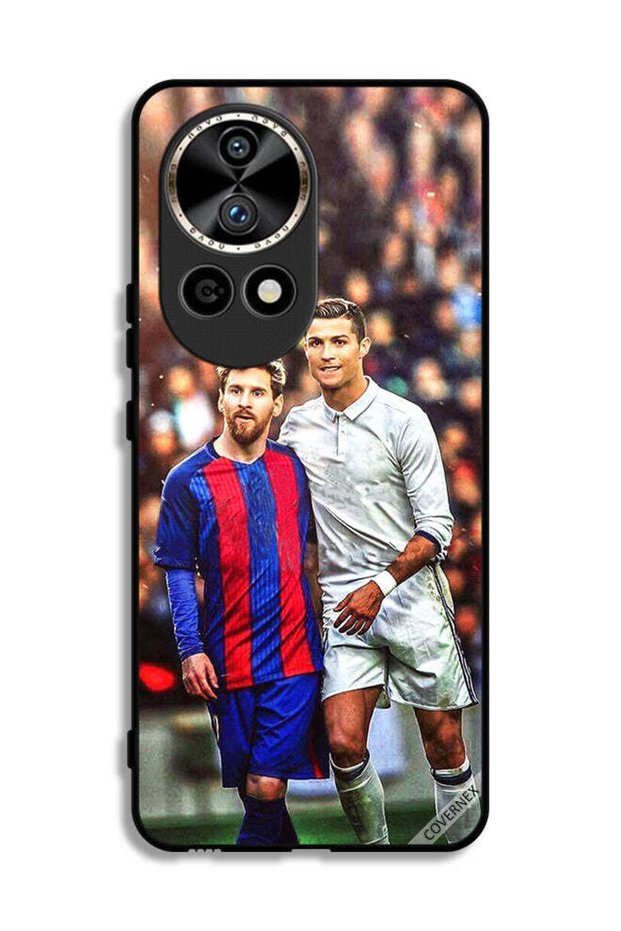 غطاء حماية لهاتف هواوي نوفا 12 برو 5G ميسي ورونالدو