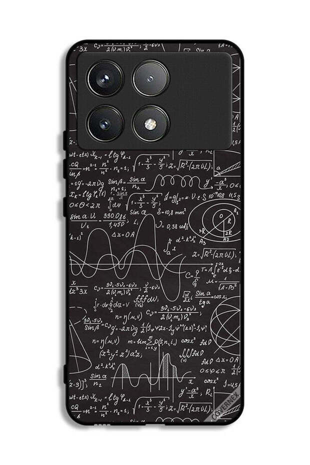 غطاء حماية لهاتف شاومي ريدمي K70 برو بمعادلات رياضية
