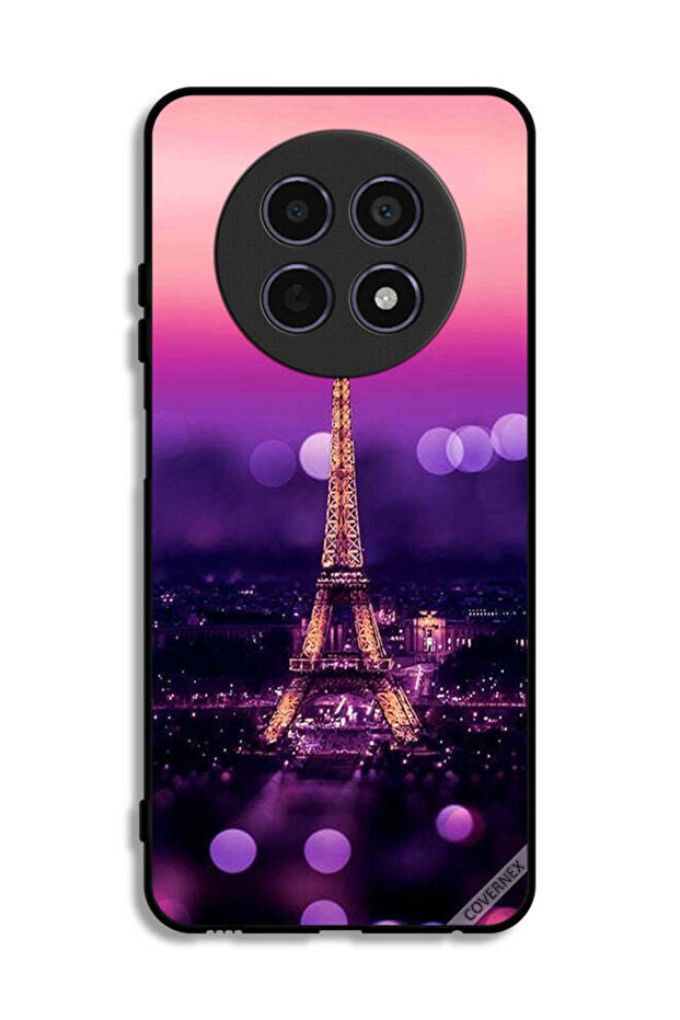 غطاء حماية لهاتف Realme 12x 5G بتصميم برج إيفل
