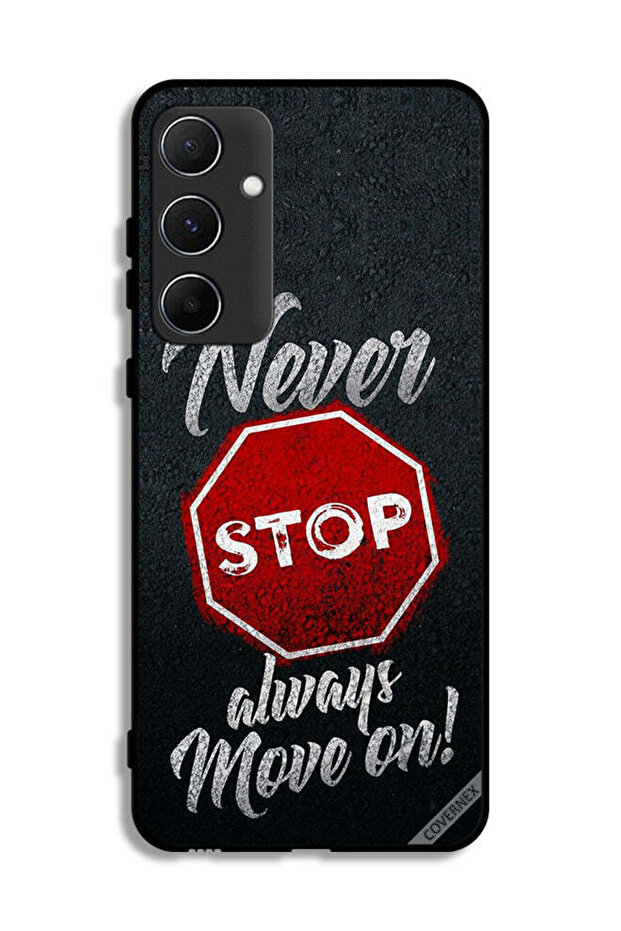 Samsung Galaxy A55 5G Protective Case Cover Never Stop Always Move On