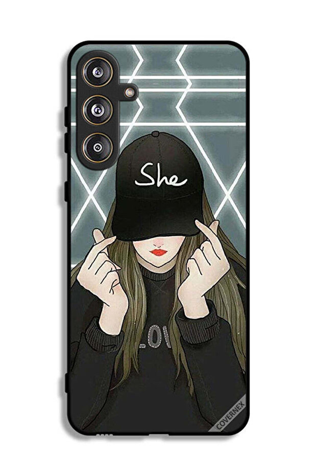 غطاء حماية لهاتف سامسونج جالاكسي M55 5G She On Cap