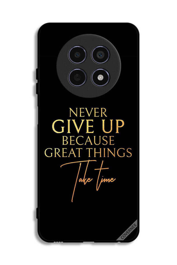 غطاء حماية Realme 12 5G لا تستسلم أبدًا لأن الأشياء العظيمة تستغرق وقتًا