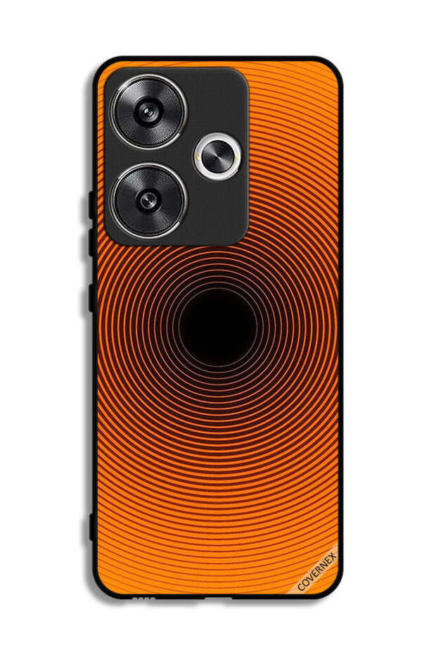 غطاء حماية لهاتف Xiaomi Poco F6 5G بنقشة دوائر