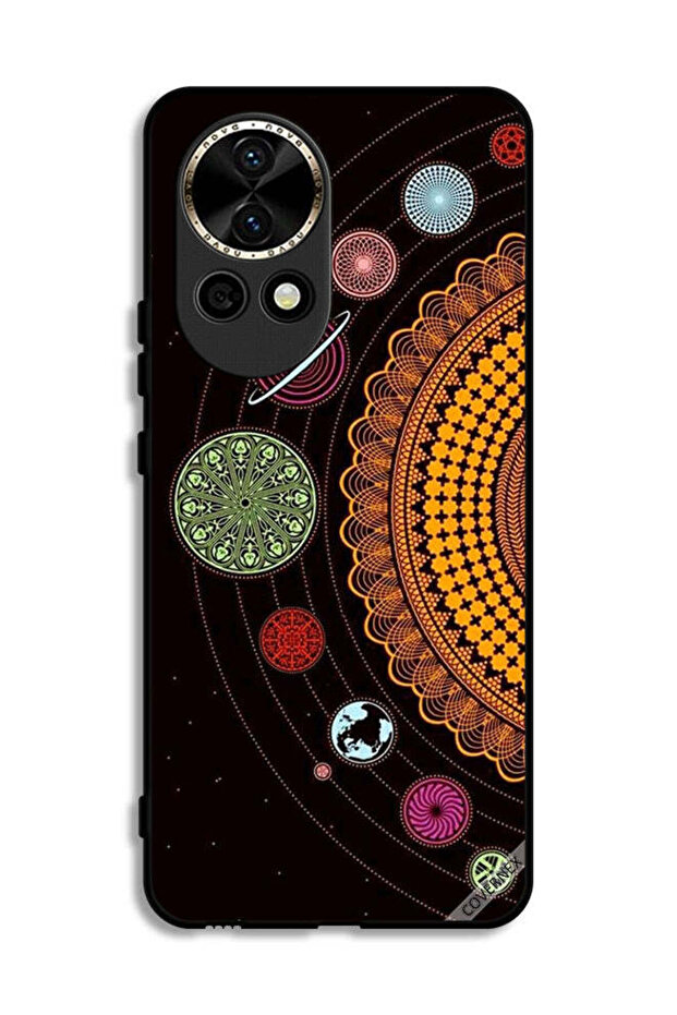 Huawei nova 12 5G Protective Case Cover Mandala Solar System Art