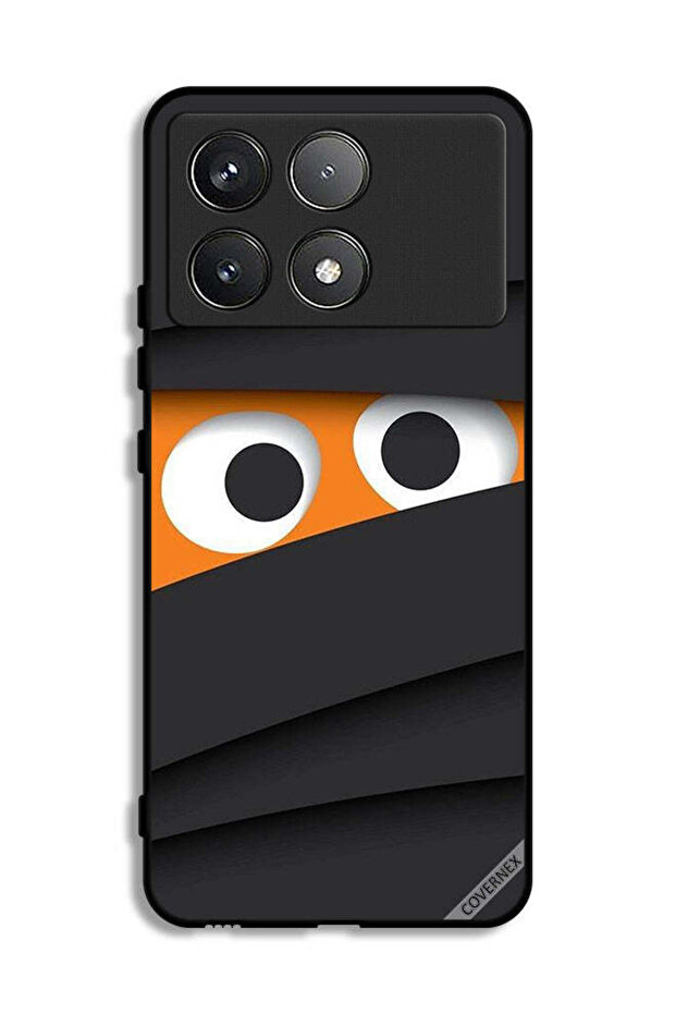 غطاء حماية لهاتف Xiaomi Redmi K70 بطبعة عينين