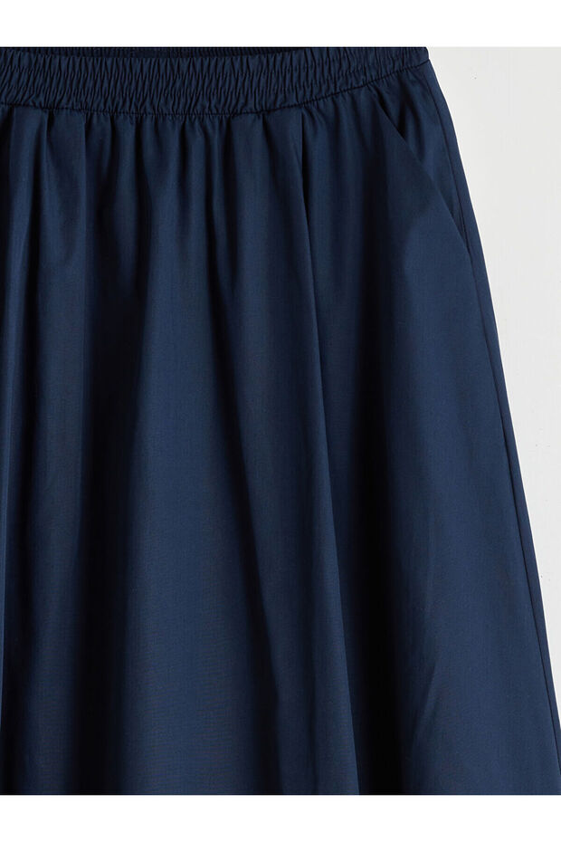 LCW Beli Lastikli Poplin Etek - 7