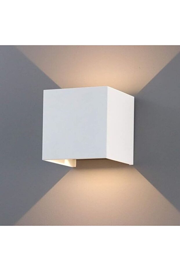Led Aluminum Waterproof Wall Lamp Cool White 6000k Adjustable Outdoor Wall Sconces Wall Mounted Lamp