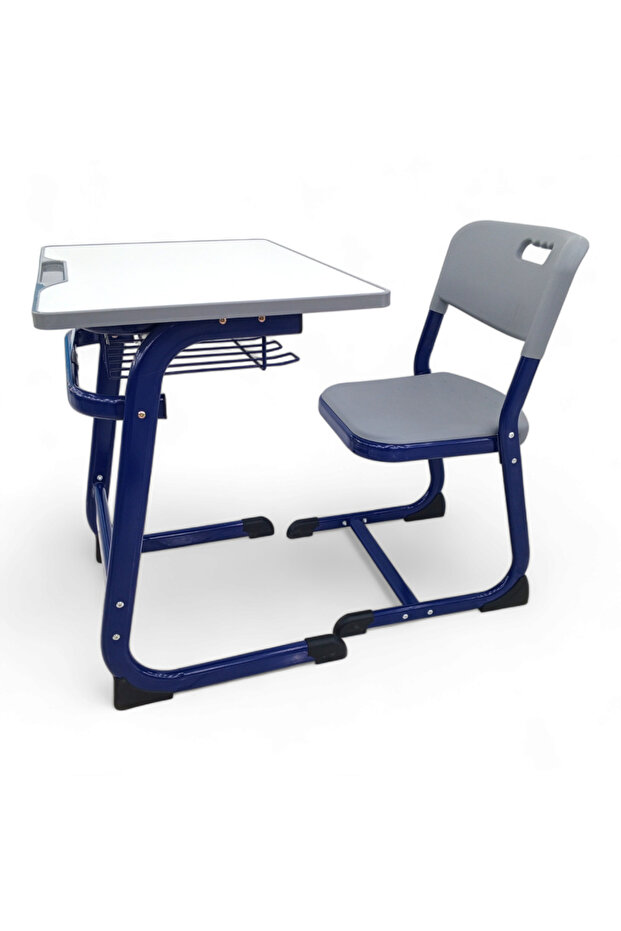 طاولة دراسة للطلاب لون ازرق مميز - 3