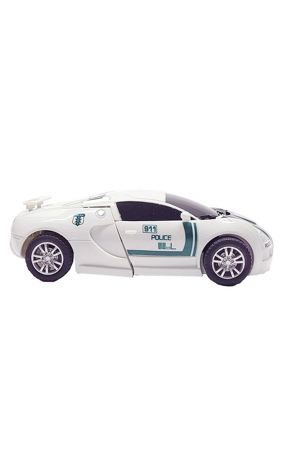 Otobot Polis Bugatti Transformers Robot Araba - 3