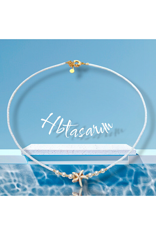 Starfish Stylish Design 🩷 Women's Necklace 🐚 👒 🏝️