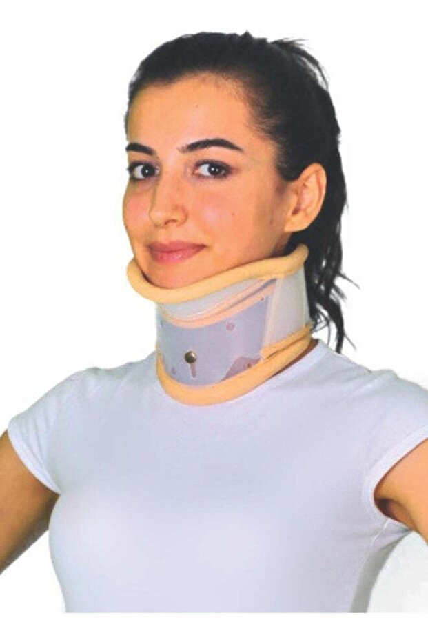 AID PLUS Cervical Collar With Chin Support (Large) - Neck Stabilizer For Maximum Comfort And Relief
