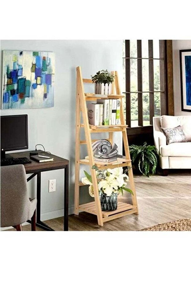 Multi-Purpose Wooden Shelf with Modern and Durable Design - 1