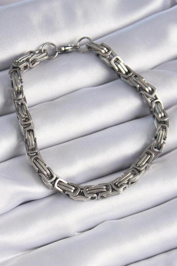 316L Stainless Steel Men's Chain Model Bracelet – Modern and Charismatic Design