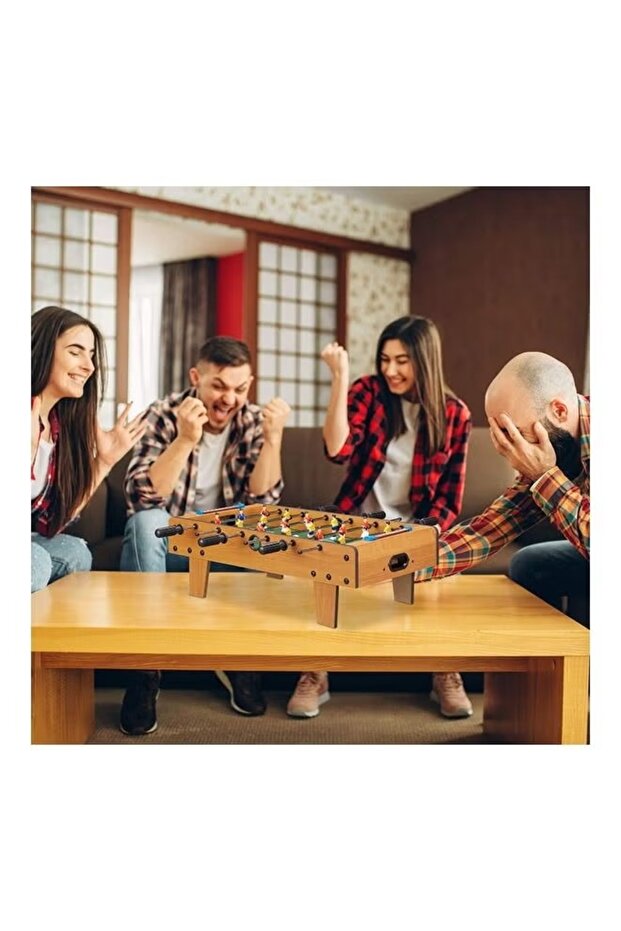 Mini Foosball Table Top Soccer Game - 4