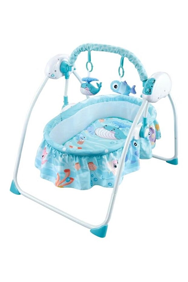 سرير أرجوحة مع جهاز تحكم عن بعد - 1