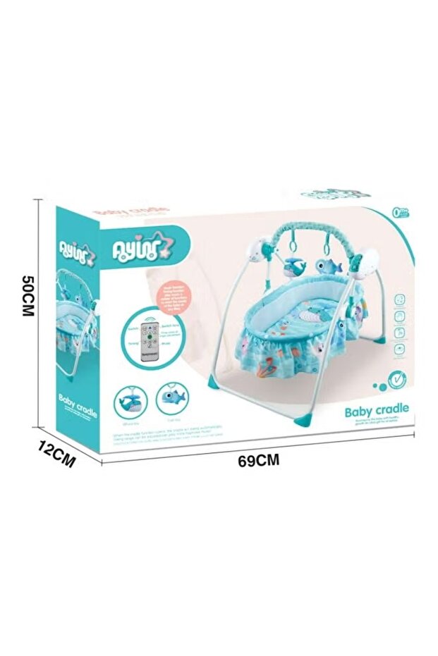 سرير أرجوحة مع جهاز تحكم عن بعد - 2