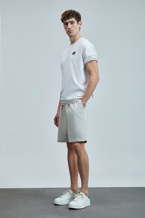 111050042 Moon Erkek Şort TAŞ - 6