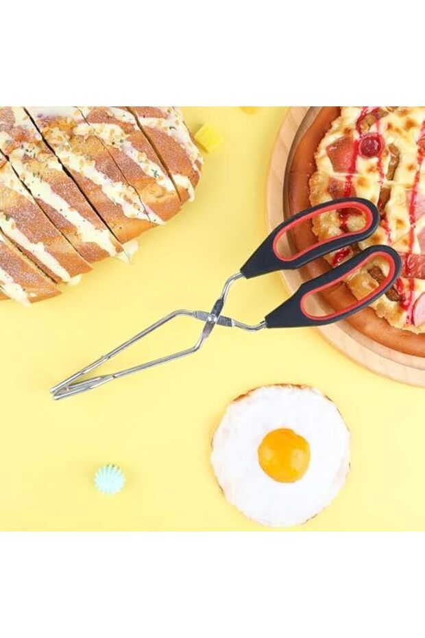 Scissor Tongs – Stainless Steel, Heat-Resistant, Non-Slip Grip for Buffet, BBQ & Cooking