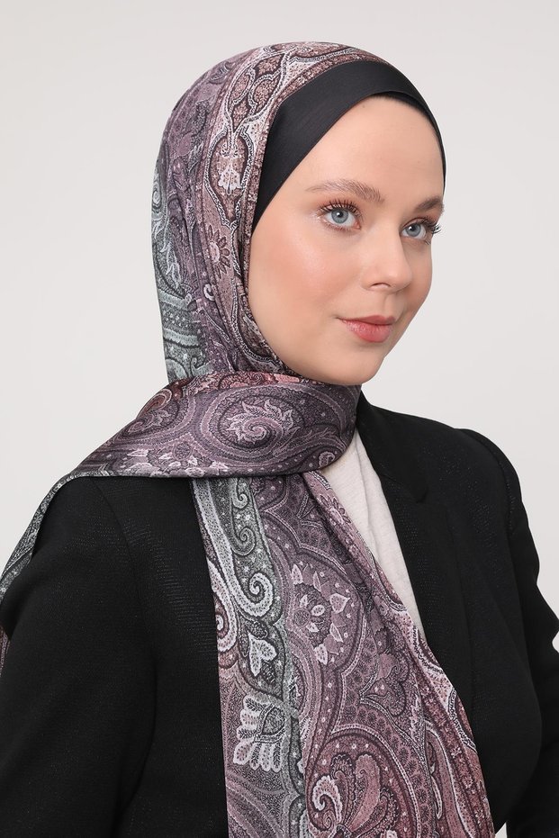 Coffee with milk shadow pattern brand shawl