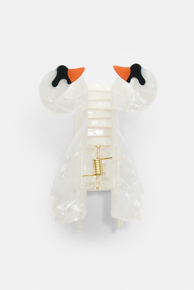 Kuğu saç tokası - 5