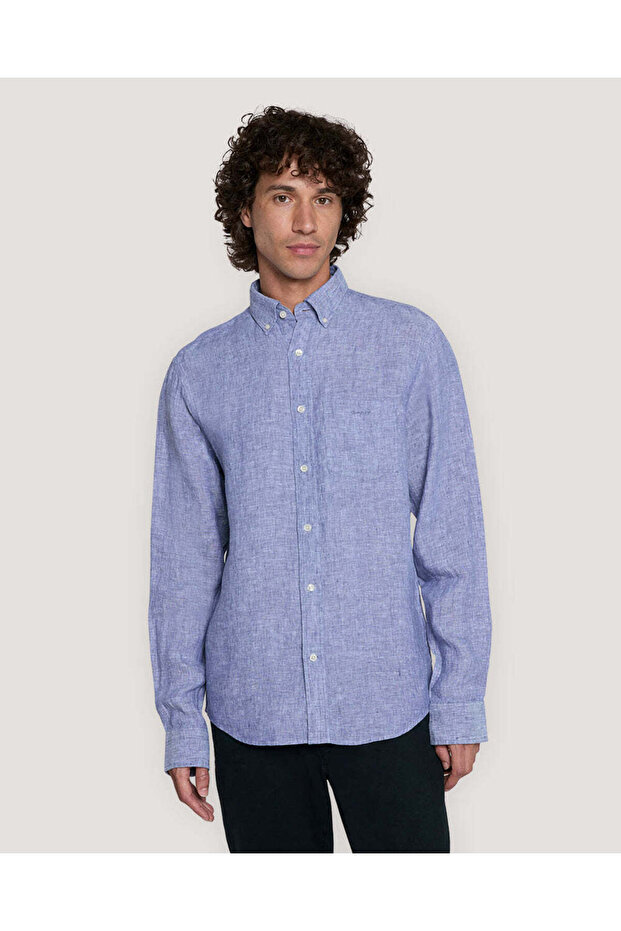 Regular Fit Linen Shirt
