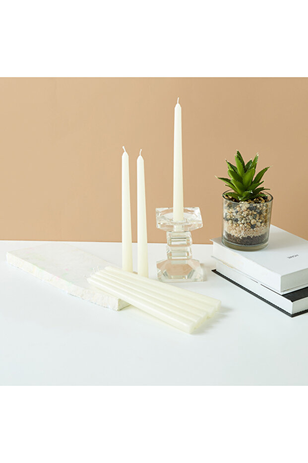 Unscented Taper Candle - Set of 8