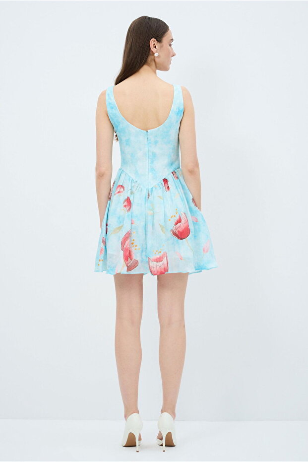 Büzgülü Elbise - 5