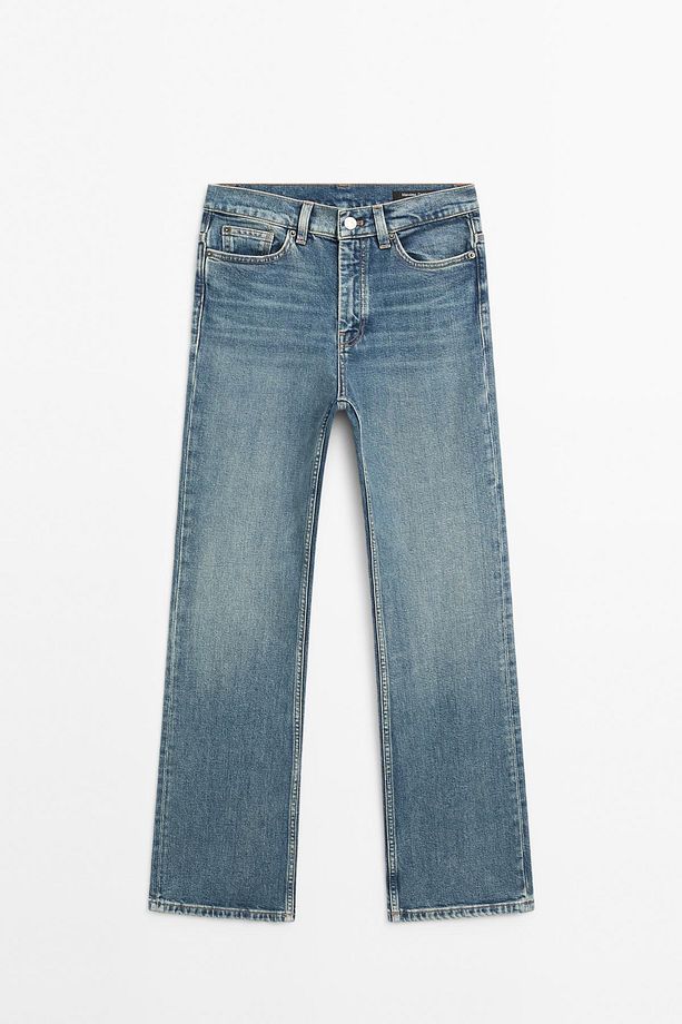 Yüksek bel bootcut jean - 1