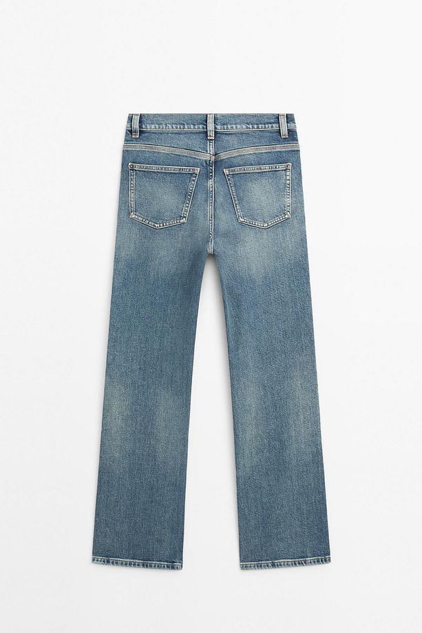Yüksek bel bootcut jean - 4